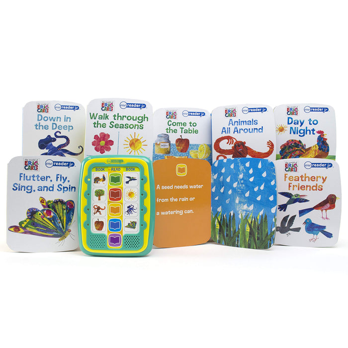 World of Eric Carle Electronic Me Reader Jr and 8 Look and Find Sound Book Library