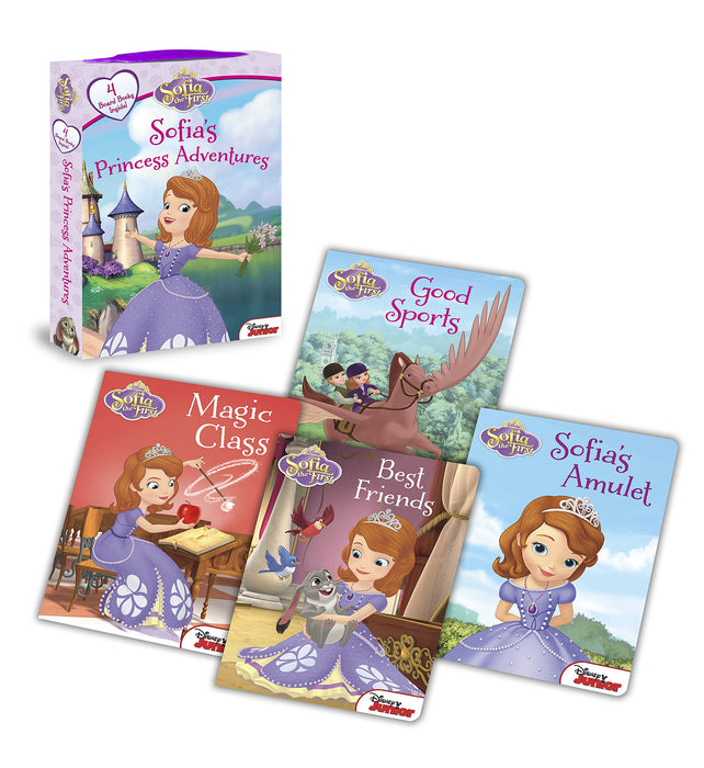 Sofia the First Sofia's Princess Adventures 4. Board Book Boxed Set