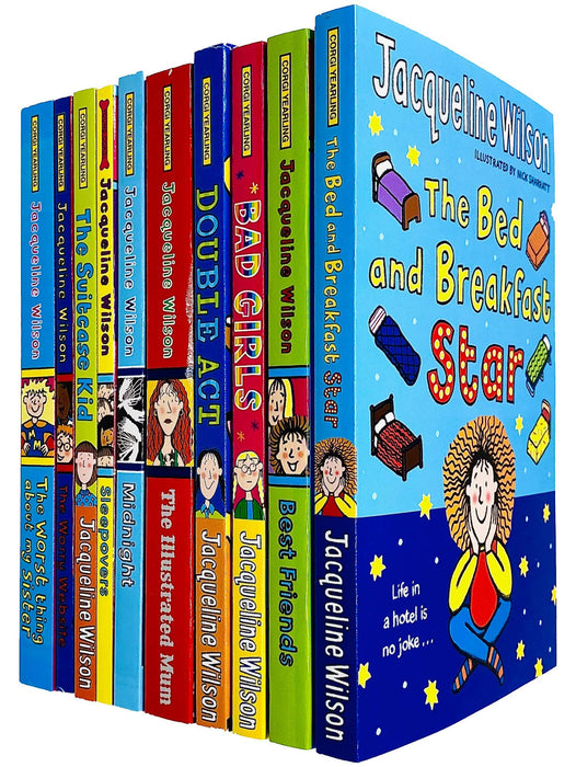 Jacqueline Wilson 10 Book Collection Set Inc. Bed and Breakfast Star, Best Friends, Bad Girls...