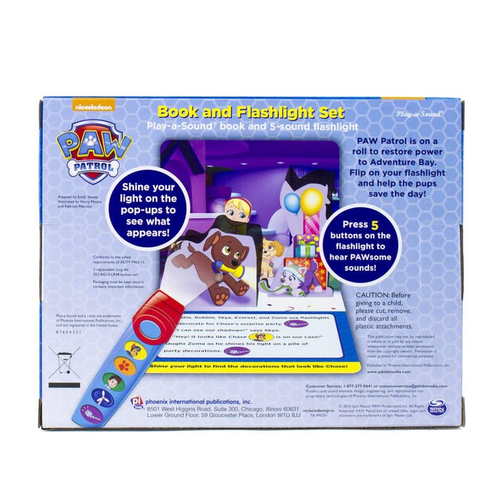 PAW Patrol Flashlight & Sound Book Adventure Boxset
