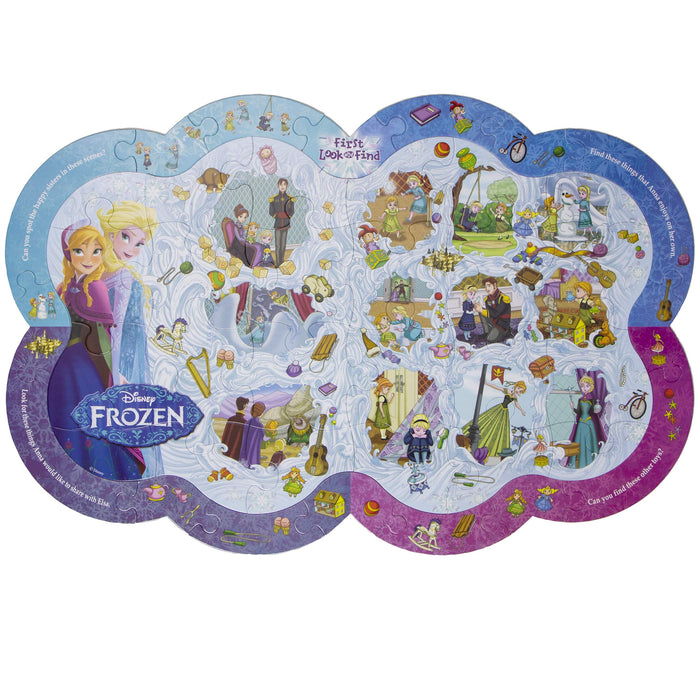 Disney Frozen First Look and Find Book and Giant Puzzle