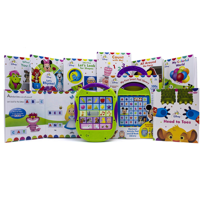 Disney Baby: Mickey, Minnie, Toy Story, and more! My First Smart Electronic Activity Pad and 8-Book Library