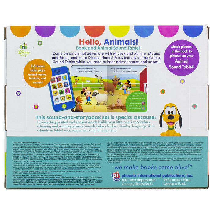 Disney Baby Book and Animal Sound Tablet