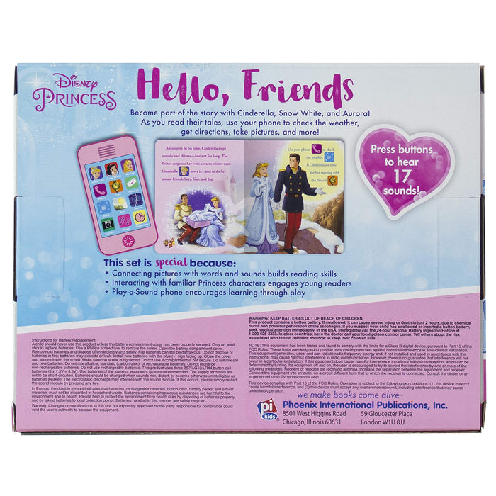 Disney Princess Hello Friends: Play-a-Sound Book and Phone Set