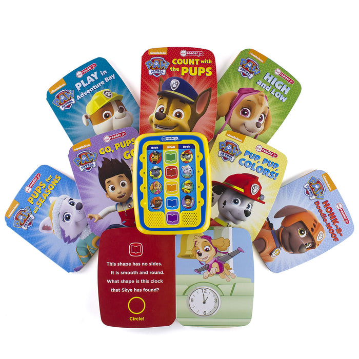 PAW Patrol Electronic Me Reader Jr and 8 Look and Find Sound Book Library