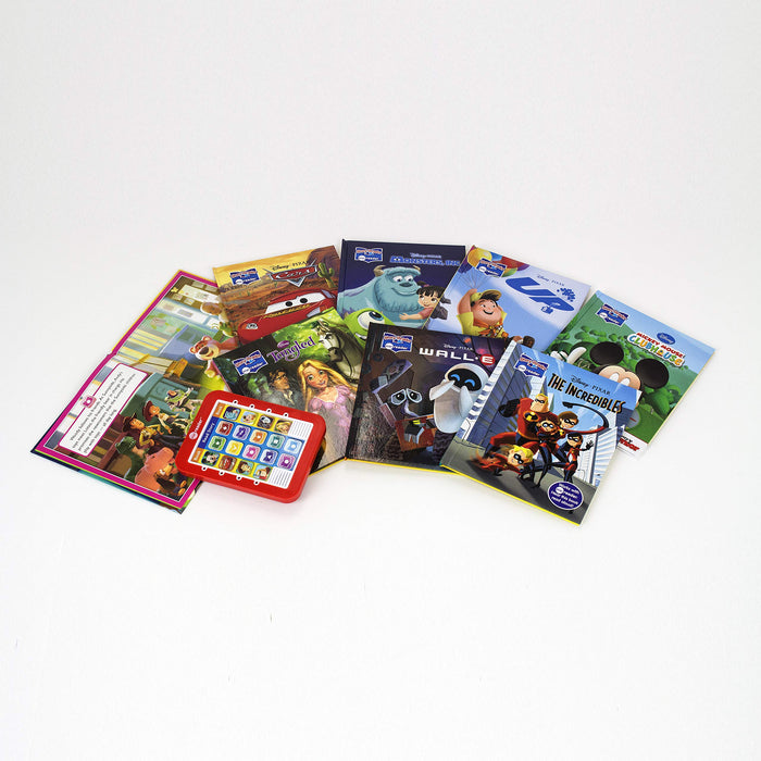 Disney - Mickey Mouse, Toy Story and More! Electronic Me Reader Jr and 8 Look and Find Sound Book Library
