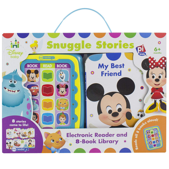 Disney Baby Snuggle Stories  Electronic Me Reader Jr and 8 Look and Find Sound Book Library