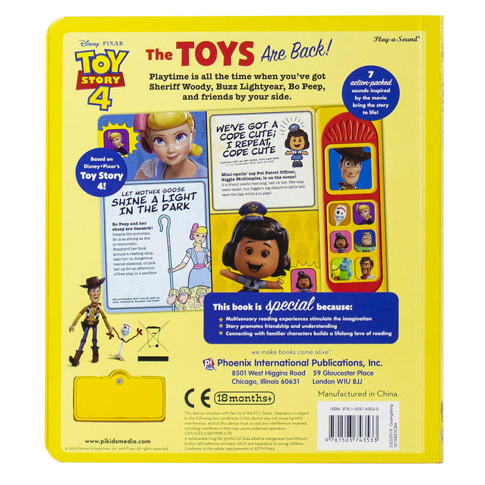 Toy Story 4 Little Sound Book