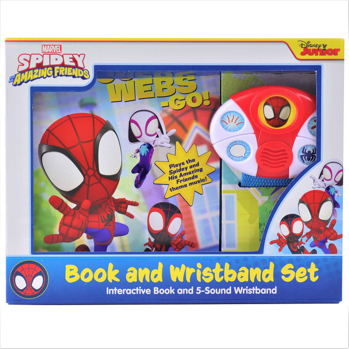 Marvel Spidey & His Amazing Friends: Go-Webs-Go!: Interactive Book and 5-Sound Wristband Set