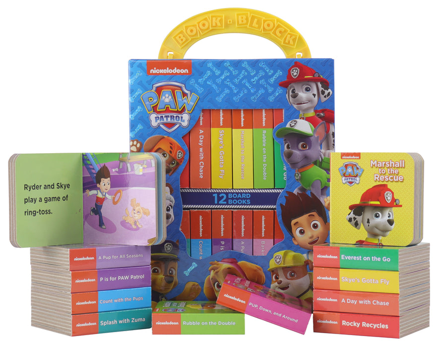 My First Library Paw Patrol 12 Board Books Box Set By Nickelodeon