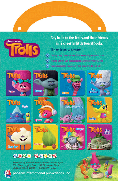 My First Library Trolls 12 Board Books Box Set By Dreamworks