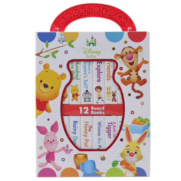 My First Library Winnie the Pooh  12 Board Books Box Set By Disney Baby