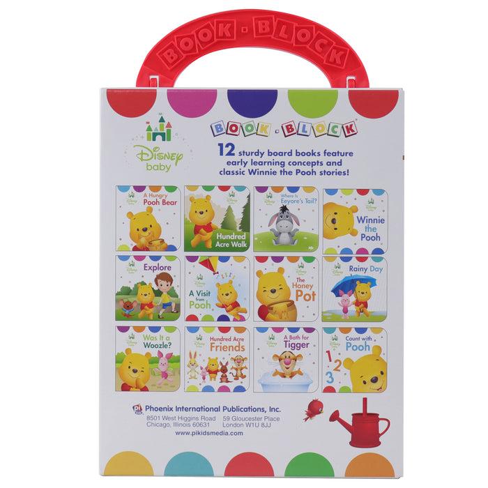 My First Library Winnie the Pooh  12 Board Books Box Set By Disney Baby