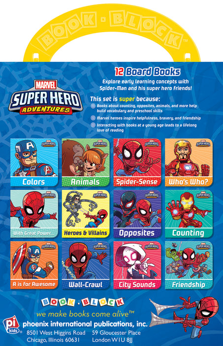 My First Library Superhero Adventures 12 Board Books Box Set By Marvel