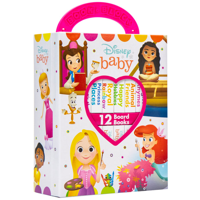 My First Library Disney Baby Princess 12 Board Books Box Set By Disney