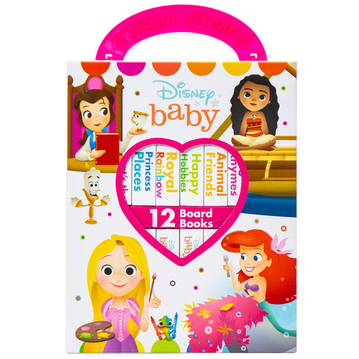 My First Library Disney Baby Princess 12 Board Books Box Set By Disney