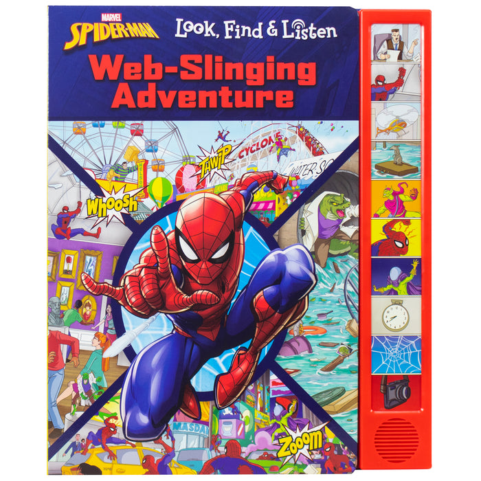Look, Find & Listen Marvel Spider-man Web-Slinging Adventure Sound Book