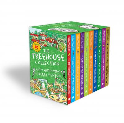 The Treehouse 10 Book Collection Box Set By Andy Griffiths & Terry Denton
