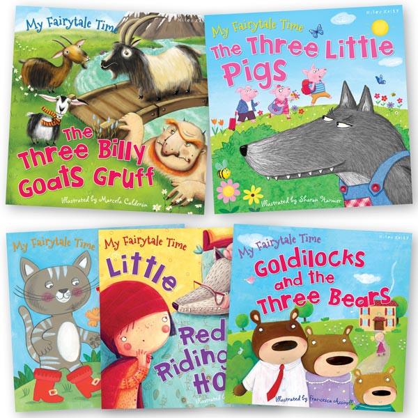 Early Learning Miles Kelly My Fairytale Time 5 Book Collection Bag