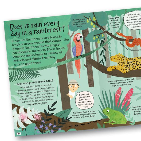 Miles Kelly Curious Questions & Answers About Our Planet Hardback Book