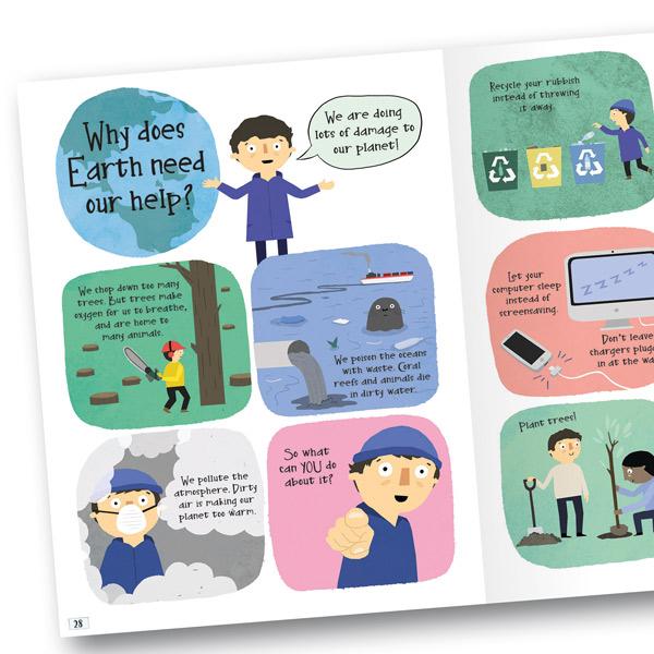 Miles Kelly Curious Questions & Answers About Our Planet Hardback Book