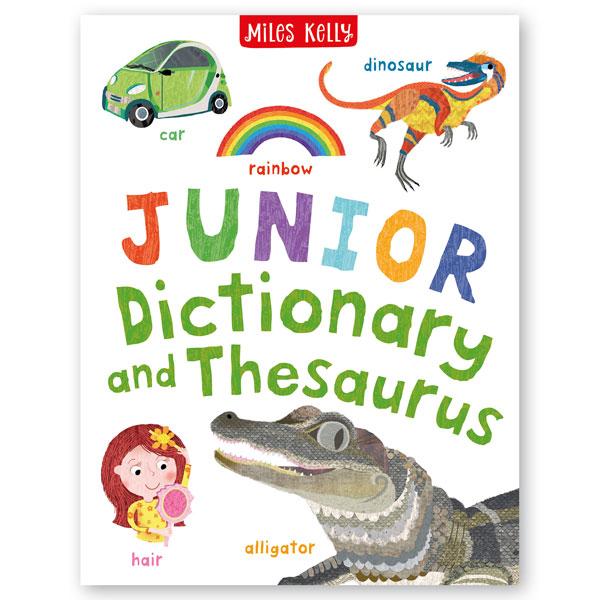 Early Learning Miles Kelly Junior Dictionary and Thesaurus Paperback Book Age 5+