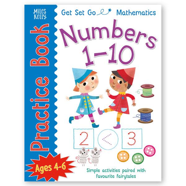 Miles Kelly Get Set Go Mathematics Practise Book: Number 1-10