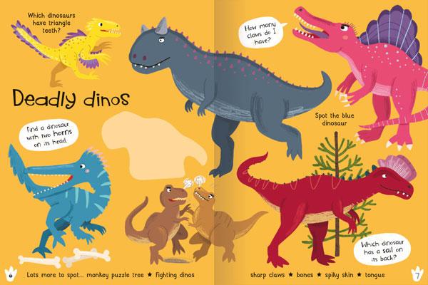 Lots To Spot: Dinosaurs! Sticker Book