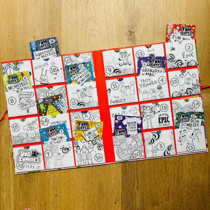 Tom Gates Totally Brilliant Advent Calendar - 24 Books