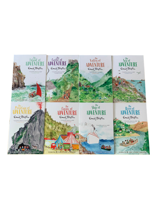 Enid Blyton Adventure Series Collection 8 Book Set