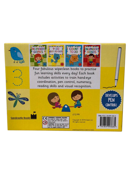 Pre-School / Reception Lets Learn wipe clean 123 Learning Pack