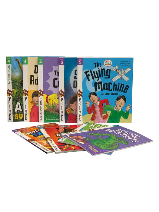 Read with Oxford Stage 4-6 Biff Chip Kipper 9 Book Reading Pack