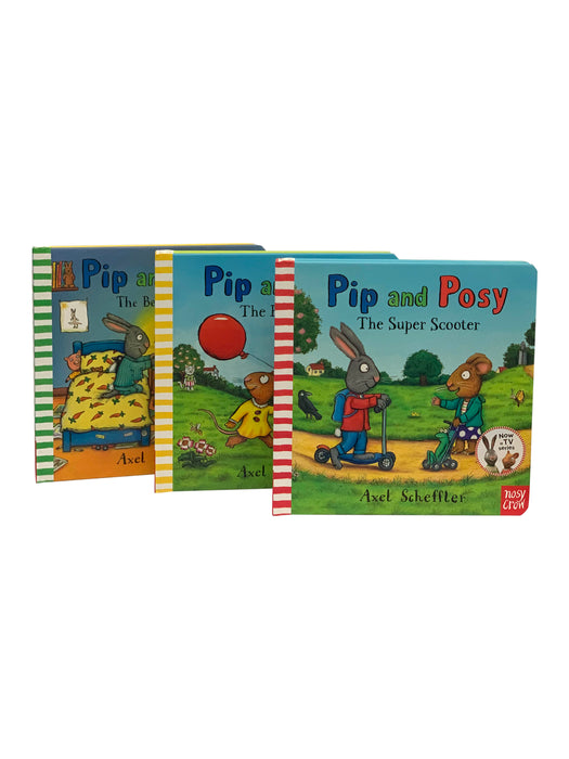 Pip and Posy 3 Board Book Collection Set By Axel Scheffler