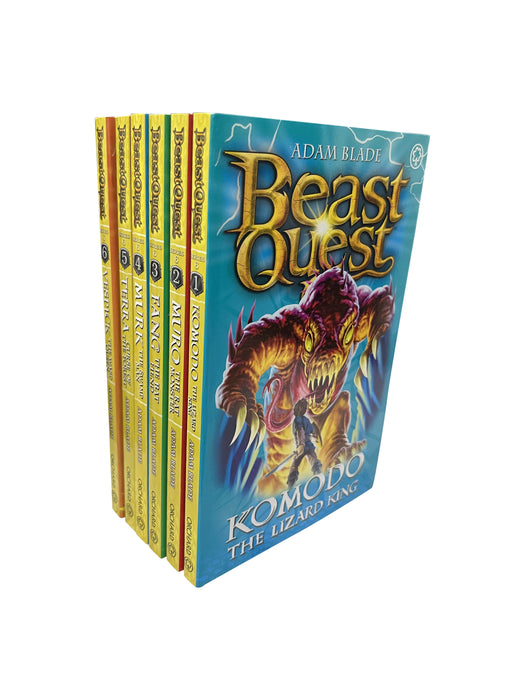Beast Quest Series 6: 6 Books Collection Set  By Adam Blade