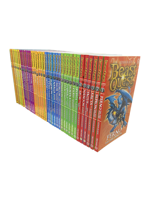 Beast Quest Series 1-6: 36 Books Collection Set  By Adam Blade