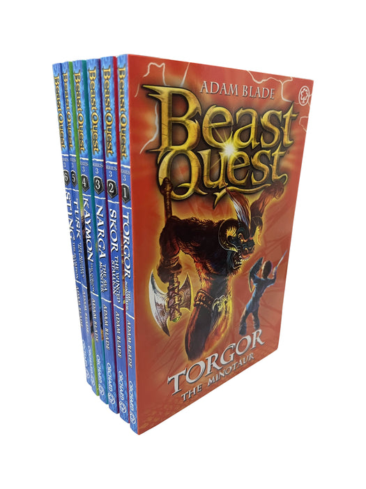 Beast Quest Series 3: 6 Books Collection Set  By Adam Blade