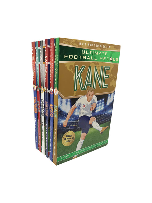 Ultimate Football Heroes 6 Book Collection  Pack Inc Messi, Ronaldo