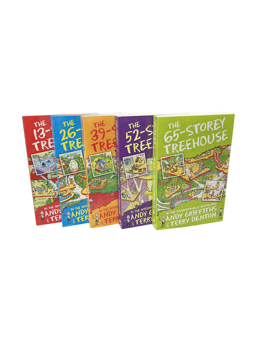 The Treehouse 5 Book Collection Set By Andy Griffiths & Terry Denton
