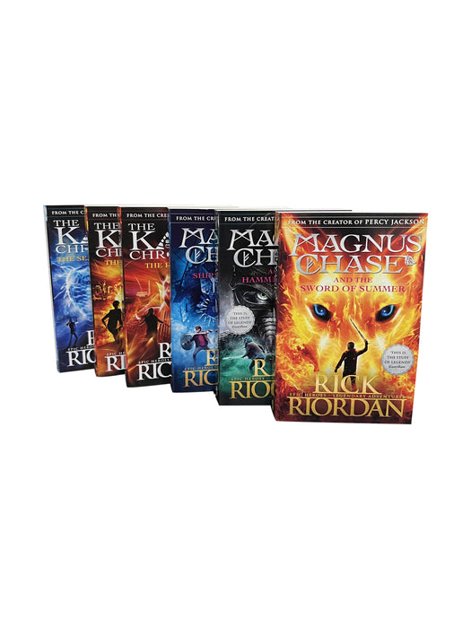 Rick Riordan 6 Book Collection Set: Kane Chronicles & Magnus Chase
