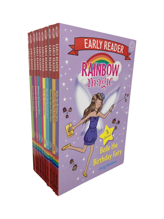 Early Reader Rainbow Magic 10 Books Collection Set By Daisy Meadows