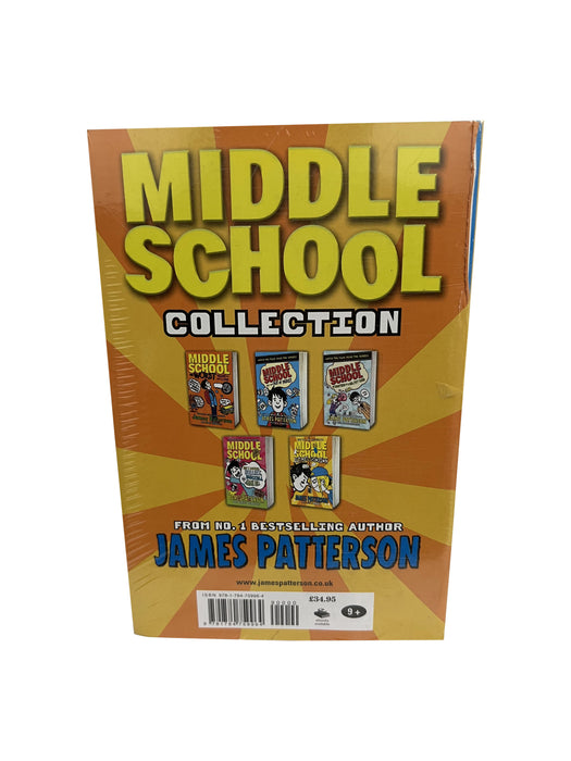 Middle School 5 Book Collection Set By James Patterson