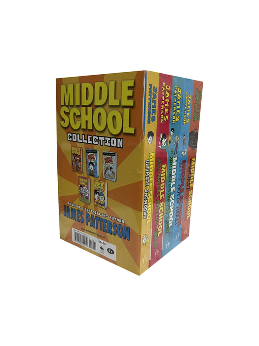 Middle School 5 Book Collection Set By James Patterson