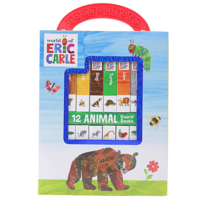World of Eric Carle Animals 12 Board Books Box Set By Disney