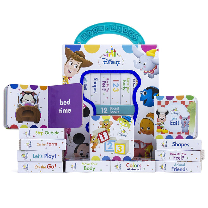 My First Library Disney Baby 12 Board Books Box Set By Disney