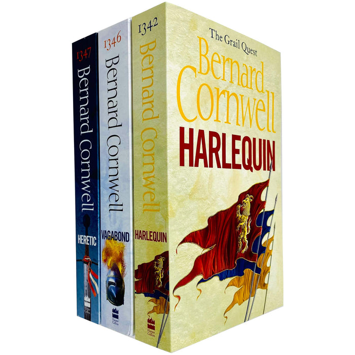 The Grail Quest Trilogy Series 3 Book Collection Set by Bernard Cornwell