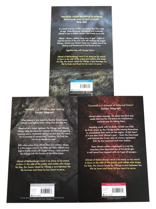 The Last Kingdom 3 Book Collection Set By Bernard Cornwell