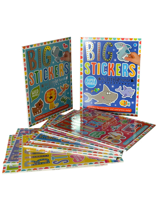 Big Stickers for Little Hands 10 Book Collection