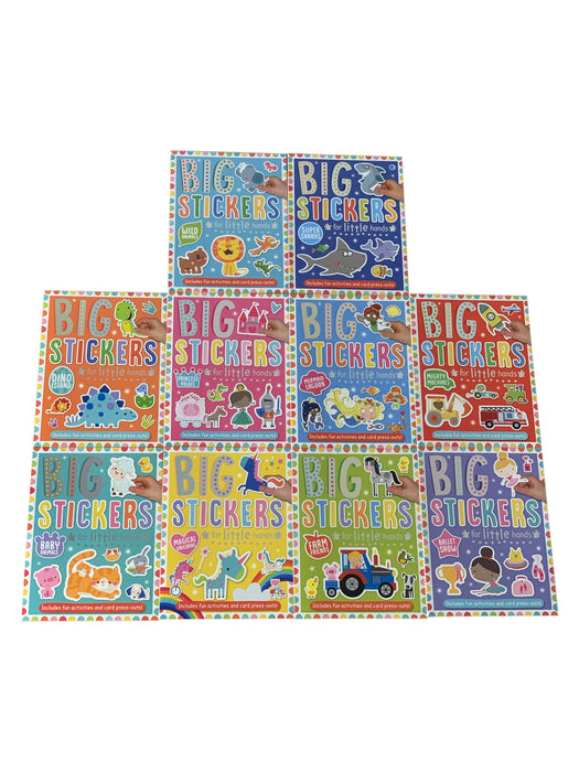 Big Stickers for Little Hands 10 Book Collection