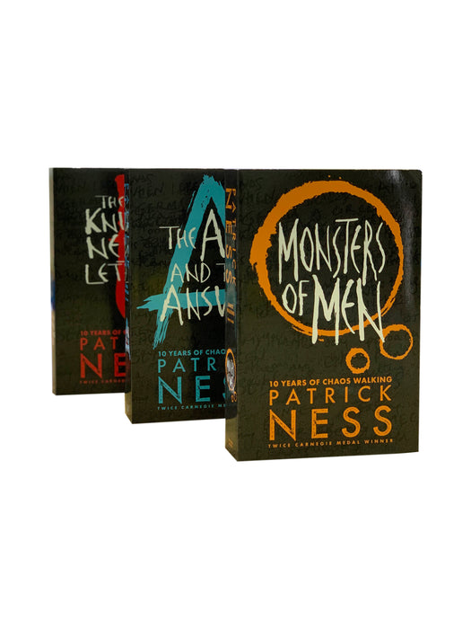 Chaos Walking Trilogy Young Adult 3 Books Collection Set By Patrick Ness