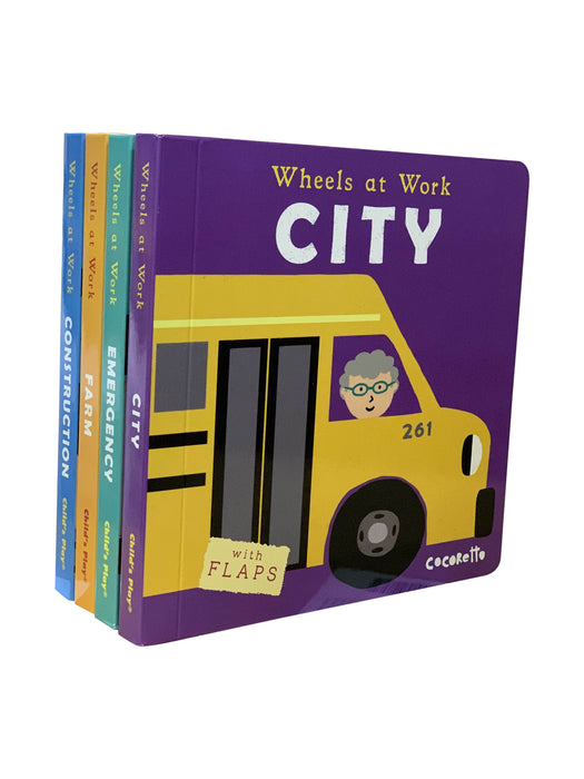 Wheels at Work Series 4 Book Collection Set